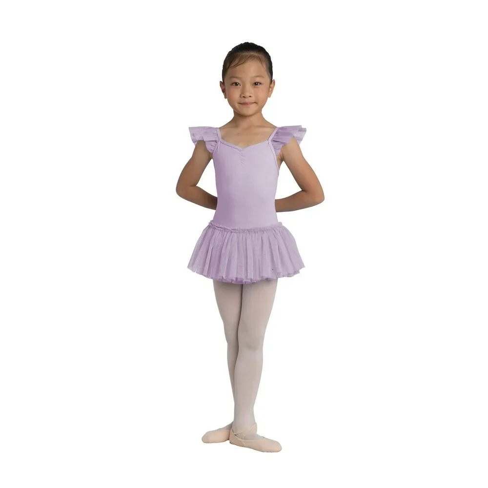 Pre-Owned Dance Tutu Dress Danshuz 2462 6x-7 Child Lavender Ballet Tap Sparkle